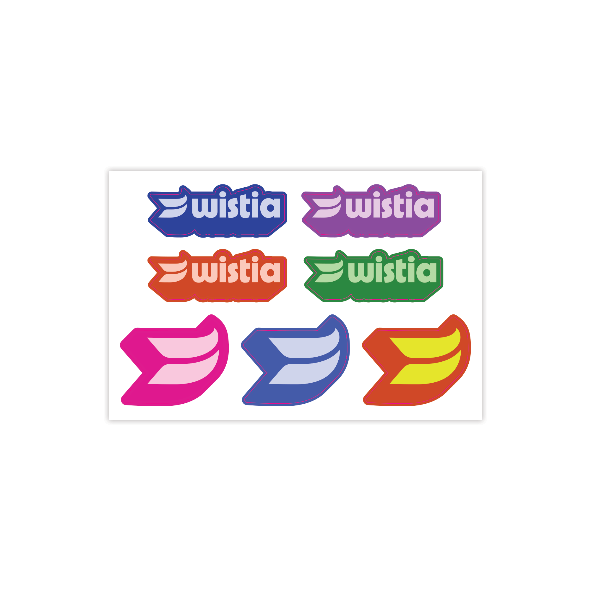 Wistia Sticker Sheet