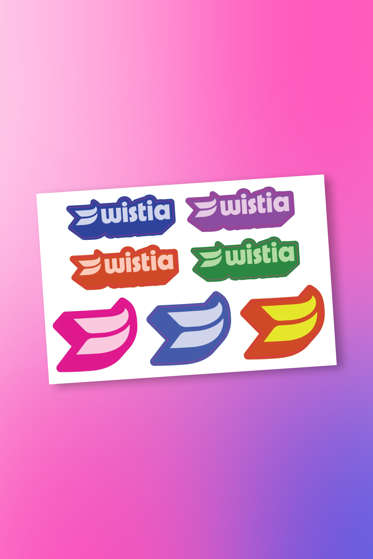 Wistia Sticker Sheet