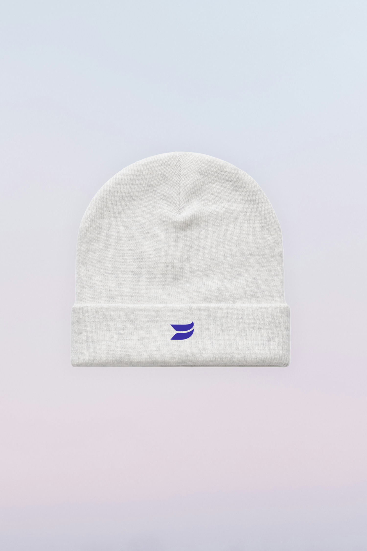 White Heather Cuff Beanie